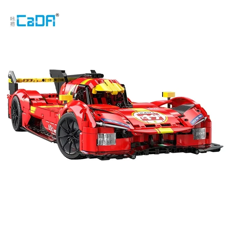 CaDA C61072W RC Sports Car 1:10 V6 Race Car Technic Car Building Block Gift - Image 4 of 4