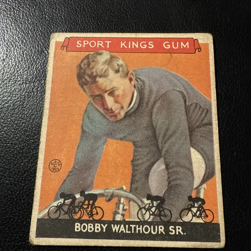 1933 Goudey Sport Kings #7 Bobby Walthour Sr. - Bicycling