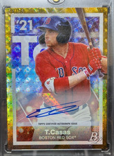 2021 Bowman Platinum Baseball Triston Casas Precious Elements Gold Auto /50, SOX