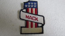 MACK TRUCKS NUMBER ONE EMBROIDERED PATCH JACKET OR HAT VINTAGE RARE