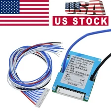 BMS 13S 48V 20A  Li-ion Battery Protection Board Common Port with Balance AEU US