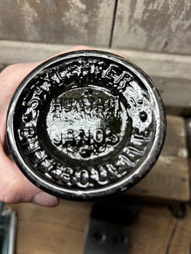 Antike SAXLEHNER'S BITTERQUELLE 1880er Jahre medizinische Mineralwasserflasche - Bild 11 von 12