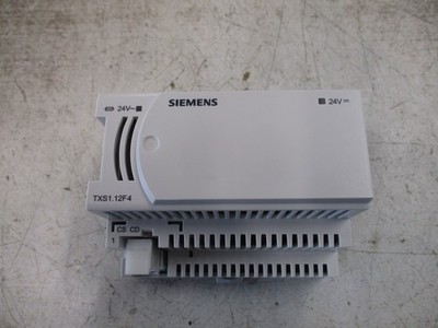 Siemens TX-I/O Power Supply Module TXS1.12F4 Input: 24VAC Output: 24V AC/DC Used