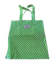 Cath Kidston shopping bag. Green & white. Polka dot. Good condition.