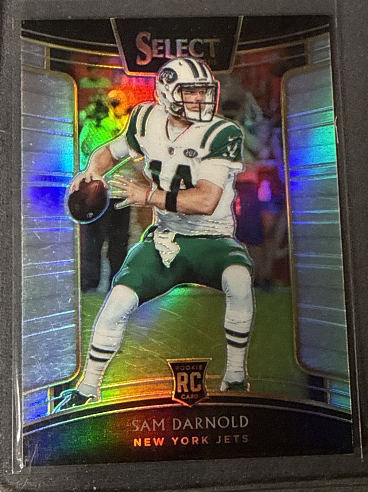 Sam Darnold Rookie 2018 Panini Select #18 Silver Prizm Concourse Level RC Jets