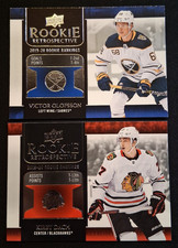KIRBY DACH RC VICTOR OLOFSSON RC 2020-21 UD SERIES 1 ROOKIE RETROSPECTIVE LOT 2