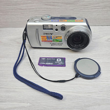Sony Cyber-shot DSC-P50 2.1MP Digital Camera Silver Tested 256MB Card