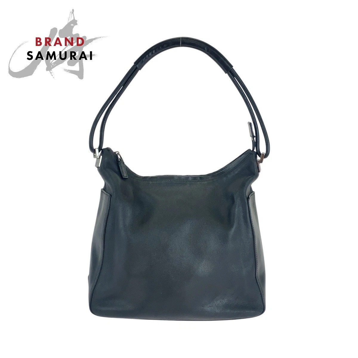 Sac bandoulière Gucci noir argent quincaillerie cuir 001 3766 pour femme 500420 occasion