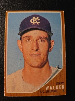 1962 Topps #357 Jerry Walker Kansas City Athletics