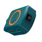 15W 2.1A Adapter ładowarki bezprzewodowej z portem USB i portem TYP C do Makita 18v