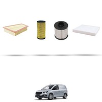 Hoffcar Wartungsset - 4 Filter FüR Mercedes Citan (W420) 112 CDI 85KW Ab 2021