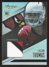 2014 PANINI PRESTIGE LOGAN THOMAS LT ROOKIE JUMBO JERSEYS PATCH PRIME CARDINALS