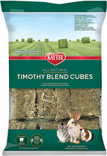 Timothy Hay Blend Cubes for Pet Rabbits, Guinea Pigs, Chinchillas, and Other Sma