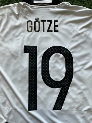 adidas Germany Men's Home L/S Jersey 16/17 Legend Gotze #19