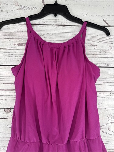 Women’s UPF 50 High Neck Swim Romper With Pockets One Piece Swimsuit- Aqua Green - Picture 2 of 7