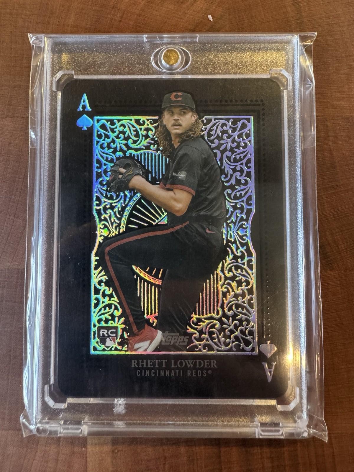 2025 Topps All Aces #AA-25 Rhett Lowder Rookie SSP Cincinnati Reds *