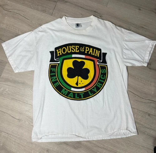 Vintage House of Pain “Jump Around” Rap Tee T-Shirt GEM 1990s vintage concert t-shirt, vintage, size XL, single stitch, B+ condition