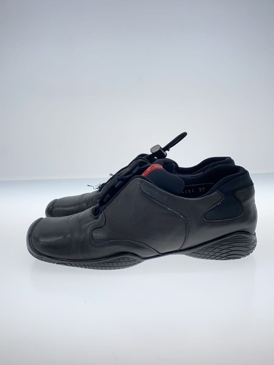 Prada Sport Archive Low-Cut Sneakers Size 37 Black PVC Style 4464