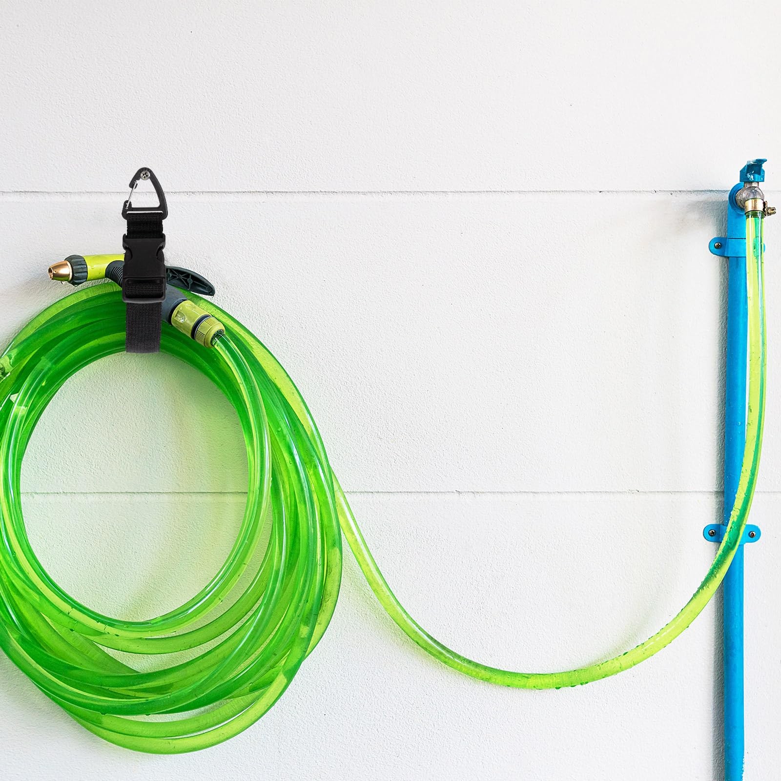 6 Pack 17 Inch Adjustable Extension Cord Holder Organizer with Triangle Clips