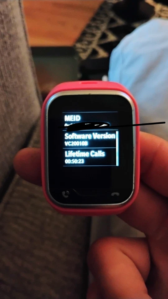 Reloj inteligente LG Gizmo Gadget para niños Verizon LG-VC200B rosa rastreador GPS seguridad infantil Foto 4 de 4