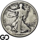 1917 Walking Liberty Half Dollar, Better Date