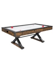 VEVOR 84" Air Hockey Table, Indoor Arcade Table Gaming Set with 2 Pushers, 2 Puc