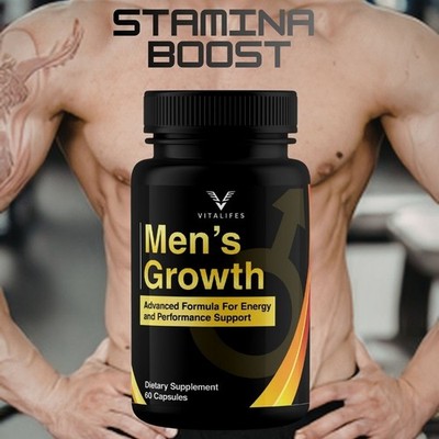 (1 Pack) Men's Growth Advanced Male Support Supplement Men's Growth 60 Capsules