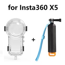 Invisible Dive Case for Insta360 X5 Waterproof Housing Underwater Accessory