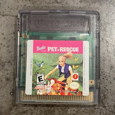 Mattel Barbie Pet Rescue Nintendo Game Boy Color GBC Cartridge E NTSC-U/C 2000