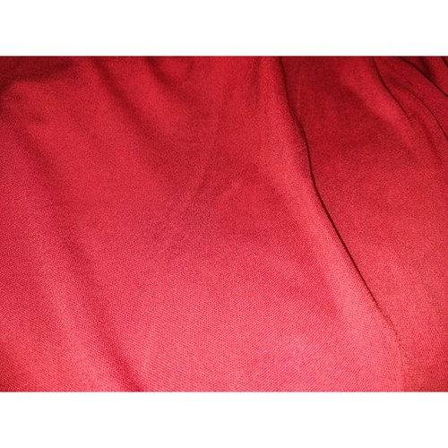 No name Vintage Slinky red polyester dress with rhinestone straps - Picture 9 of 10