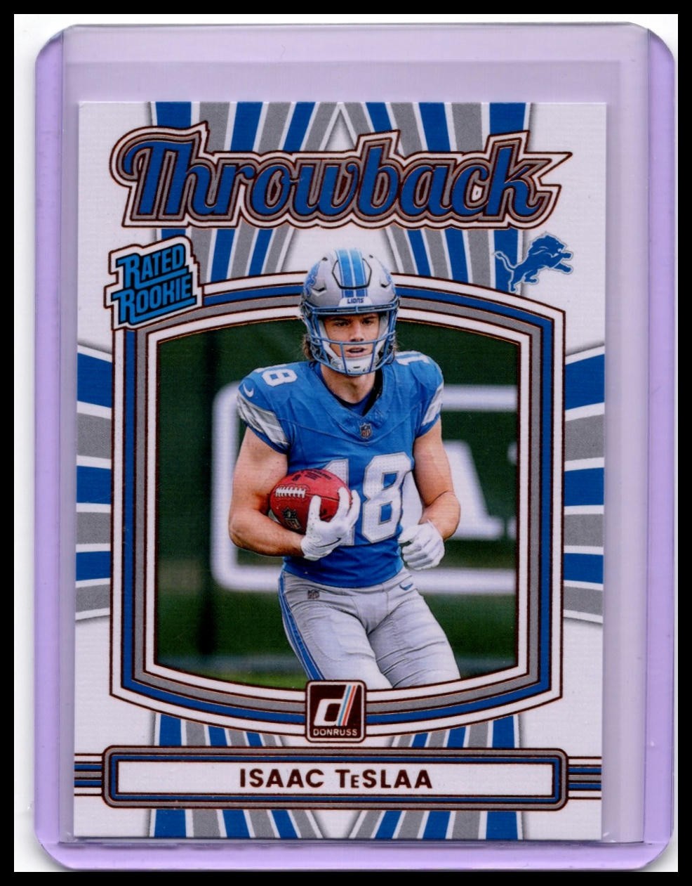 2025 Donruss #22 Isaac TeSlaa Rated Rookies Throwback
