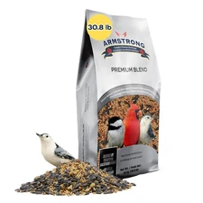 Armstrong Wild Bird Food Premium Seed Blend for Outdoor Bird Feeders, 30.8lbs