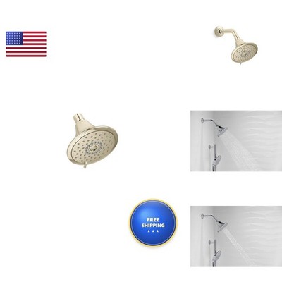 Kohler 22169-G-AF Forte Showerhead Wall-Mount 3 Spray 1.75 GPM French Gold