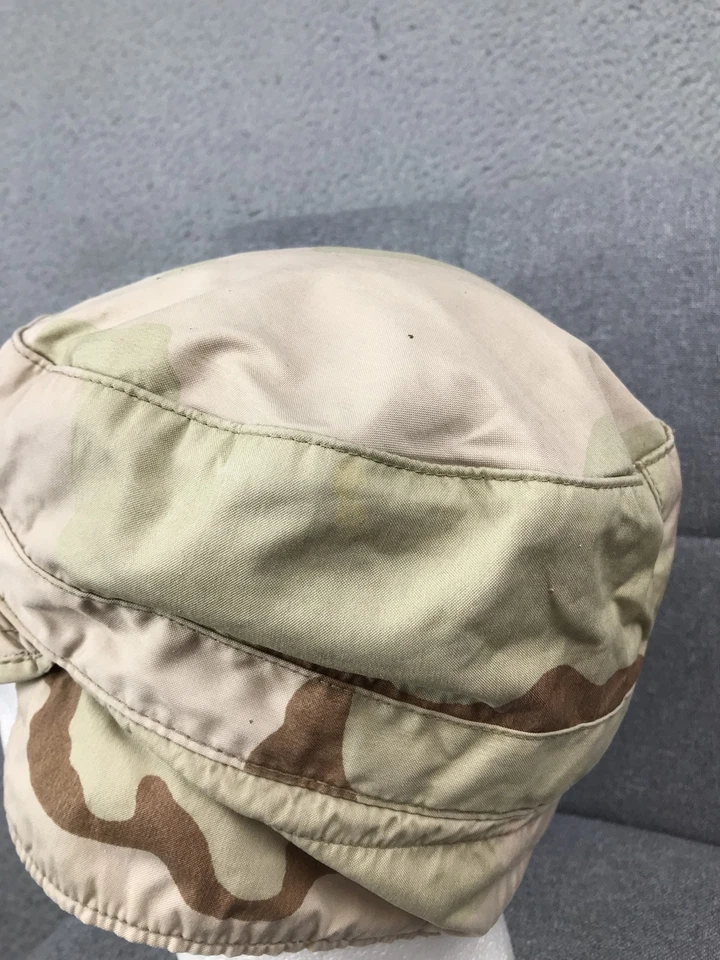 Vintage Atlas Seawear Hat Cap Fitted Mens 7 1/8 Desert Camouflage Camo 90s - Image 3 of 4