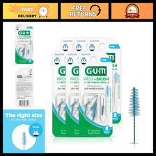 Interdental Brush Refills - Soft Bristles, Wide, Reusable Dental Picks, 48 Count