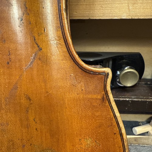 Very Old -antique 4/4 Violin For Repair. 200 Years Old. Ungrafted Original Neck - Picture 13 of 24