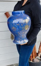 蓝色中国花瓶1800年以前| eBay