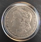 1883-O Morgan Silver Dollar | New Orleans Mint | 90% Silver in Coin Capsule