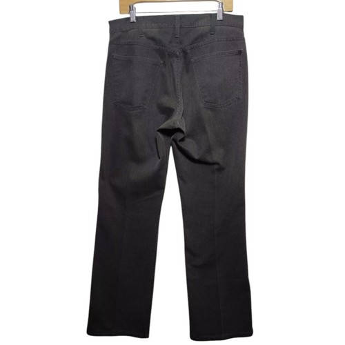 Jeans Vintage Big Mac JCPenney Nero Uomo Taglia 34x33 Nero Dritto Relaxed - Foto 2 di 9