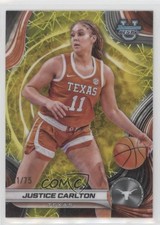 2024-25 Bowman U Best Yellow Lazer Refractor 1/75 Justice Carlton #38 0d2n