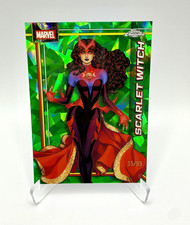 2026 Topps Chrome Sapphire Marvel SCARLET WITCH #145 Green /99 35/99 SSP
