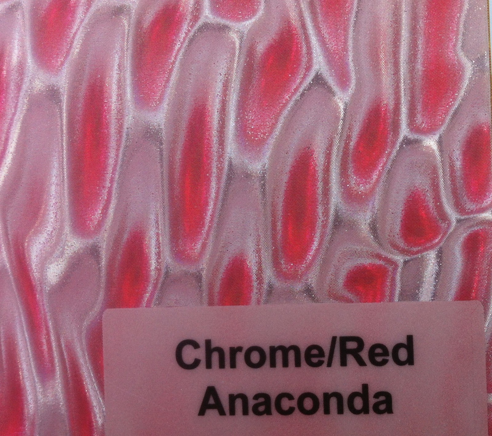 Chrome/red anaconda