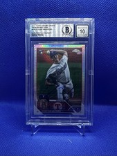 2023 Topps Chrome Prism Update Signed Cody Bradford Beckett BAS Auto Grade 10