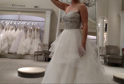 Pnina Tornai Love 14411 Collection Kleinfeld-Beaded A-Line Corset