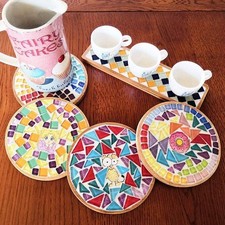 1 pacco assortiti piastrelle a mosaico a forma irregolare scintillio