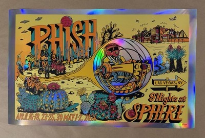 🚀 Phish | 4/16 4/17 4/18 - 2026 Sphere Las Vegas | Jim Pollock