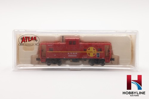 N Scale Atlas 30209 Santa Fe EV Caboose | NUEVO | #999539 | Ruedas FVM | Condition: New