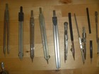 Lot Of Vintage Architectural Tools Compasses Drafting/engineering tools — photo 4