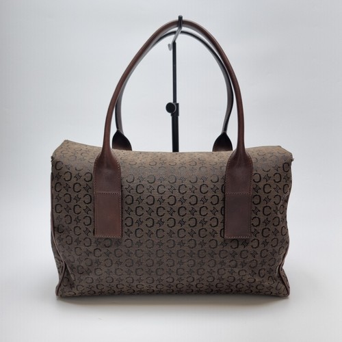 Celine Braune Macadam Triumph Canvas Tote Bag 508-45 144816107 - Picture 9 of 21