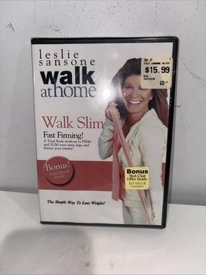 LESLIE SANSONE Walk Slim FAST FIRMING at HOME Video a DVD of WEIGHT LOSS + Band!